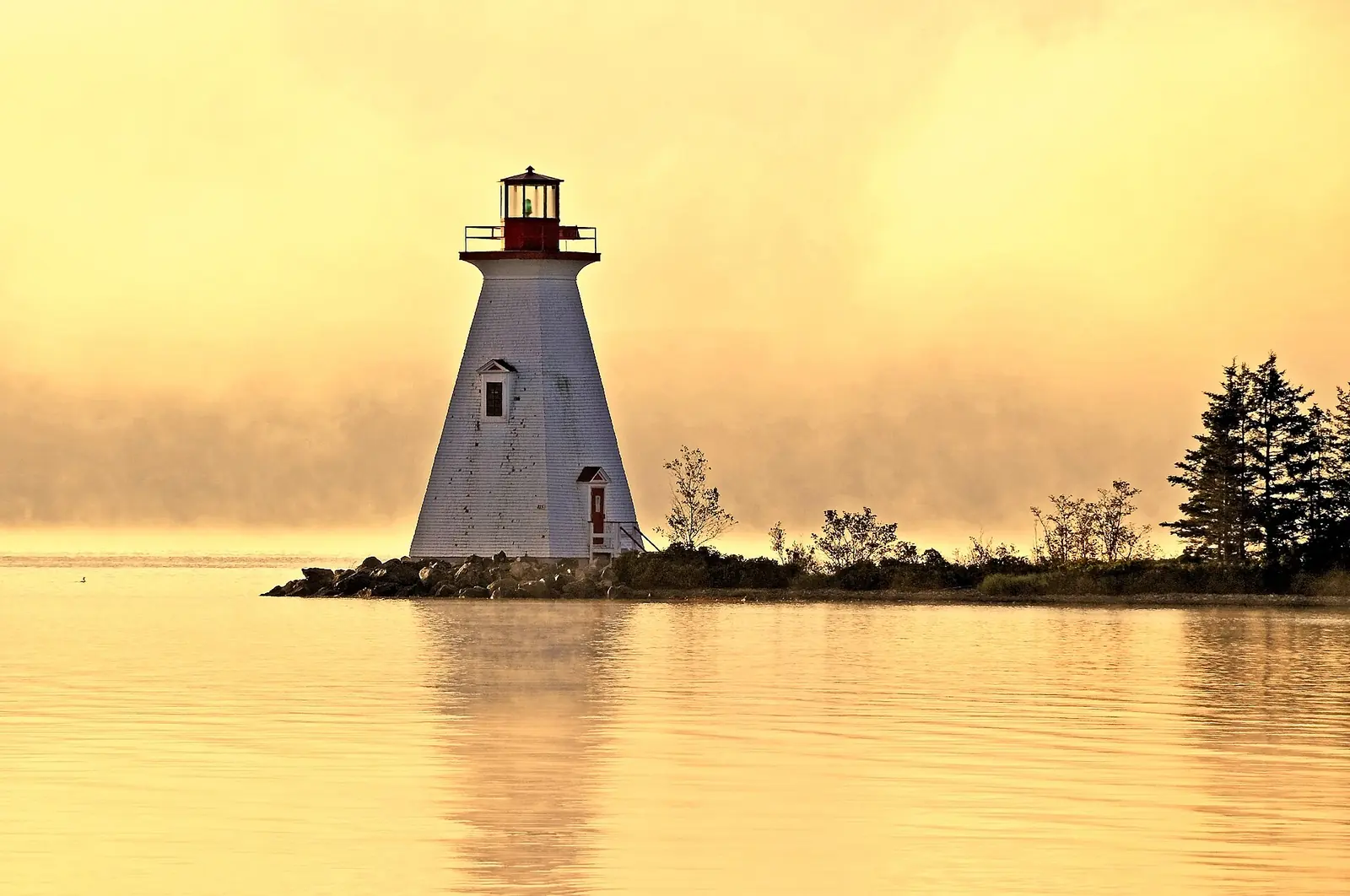 Kidston Island Lighthouse at Baddeck
